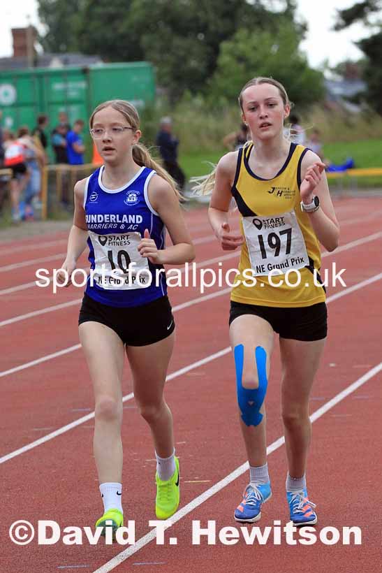 1500 metres, 2023 NEGP 5 Monkton, Wed, July 26th. Photo: David T. Hewitson/Sports for All Pics